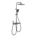 Factory Outlet Home Hotel Use Ceramic Square Shower: Wall Mounted Thermostatic Mixer Shower