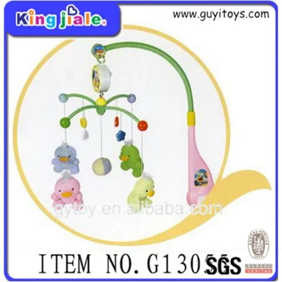 Professional safe material musical baby crib hanging toy
