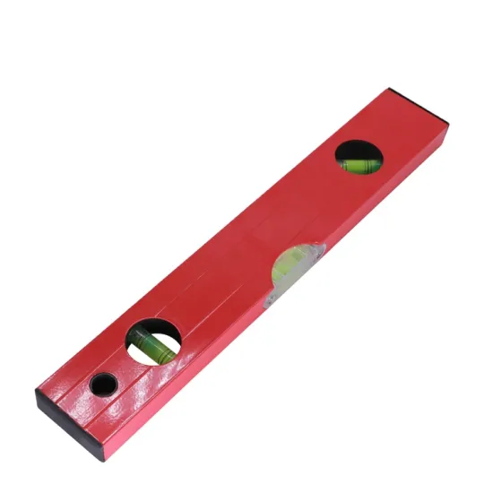 Custom Logo Red Aluminum Alloy Spirit Level
