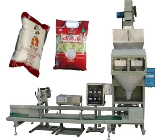 automatic rice weighing filling machine