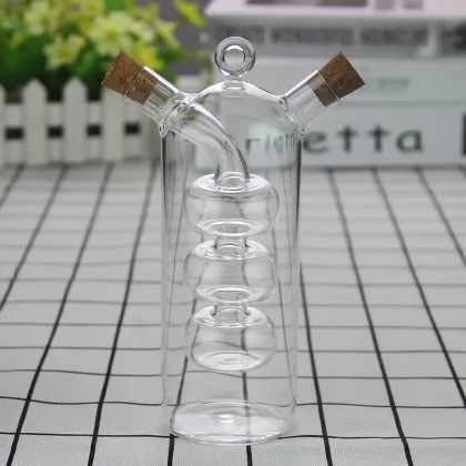 Eco-Friendly Glass Oil Vinegar Separator Sauce Pot (100/350ml)