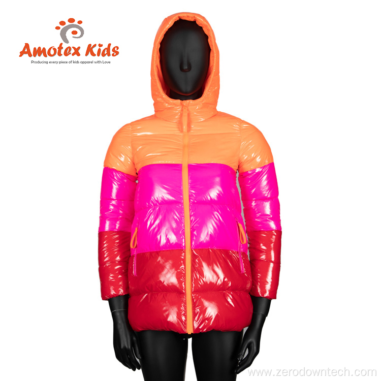 Waterproof Quilting Puffer Down Polyester Fibre Jacket