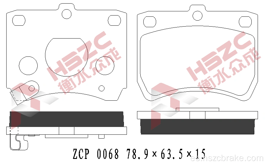 FMSI D684 VW Brake Pad