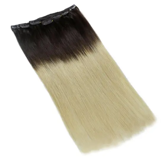 Wholesale Price100g/ 120g/160g/220gram Virgin Brazilian Clip On Human Hair Extension Full Head 16"18" 20" 22" 24"