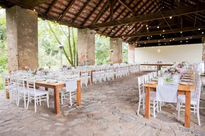 MONOBLOC resin plastic tiffany chiavari wedding dining chair