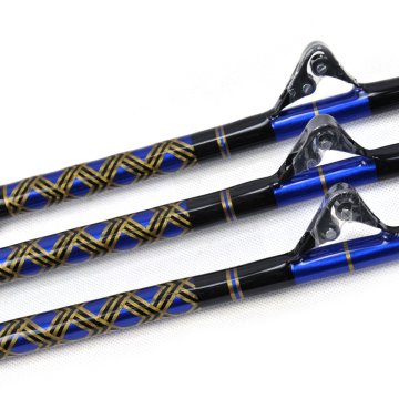 Orjd Wholesale Big Game Fishing Rods Nylon Butt Fiberglass Sea Fishing Rods