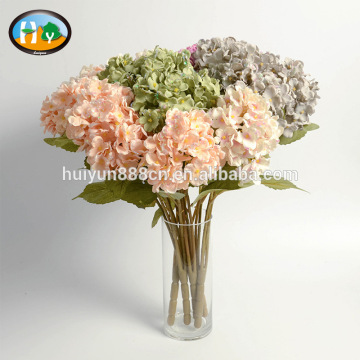 New European style silk sequins hydrangea wedding decoration artificial flower in factory price