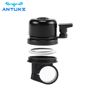 Aluminum Alloy Bicycle Bell with Airtag Case for Mountain and Road Bikes