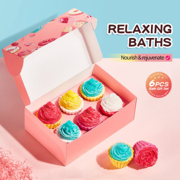 Set de bombas de baño de helado: limpio, hidratan y blanquean la piel