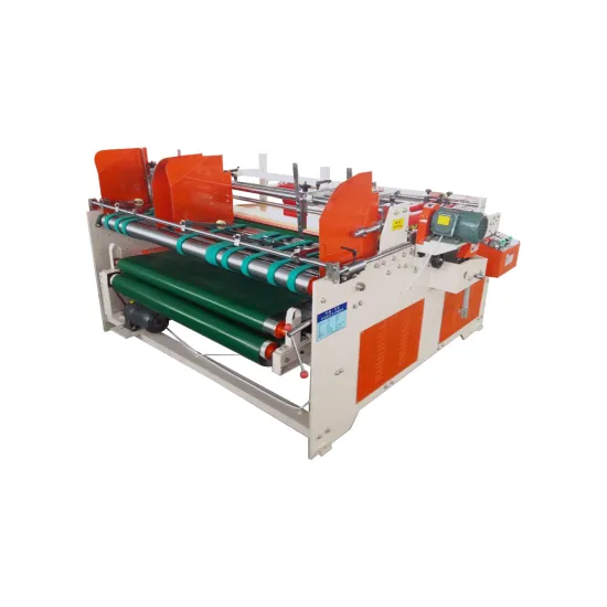 Semiautomatic Folder Gluer for Corrugated Carton Box Press Type