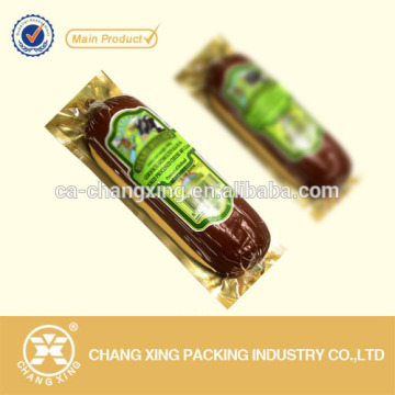 NY/PE vacuum bag for Fresh sausage packaging