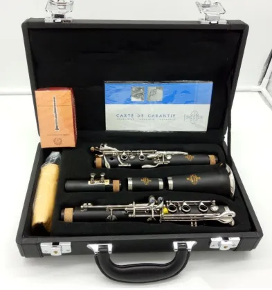 Buffet Crampon Blackwood Clarinet E13 Model Bb Clarinets Bakelite 17 Keys Musical Instruments with Mouthpiece Reeds