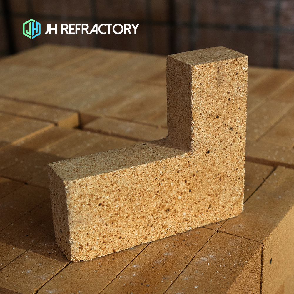 Shaped L refractory bricks live action