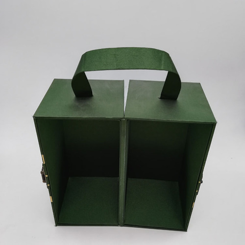 Luxury Custom Green Two Pieces Gift Box