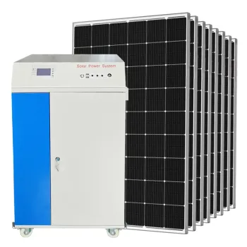 All-In-One 6KW Solar Energy System: Gel Battery with Solar Panel and Inverter