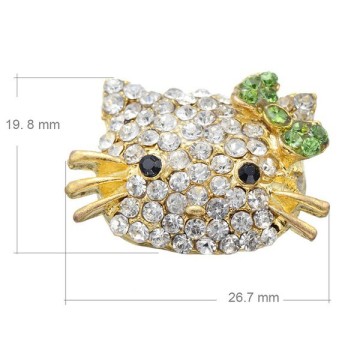 Jewelry accessorie for necklace wholesale and cat head pendants with diamond jewelry
