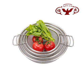 Giỏ chiên lưới nặng có tay cầm đôi