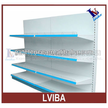 High durable shelf and modern aluminium supermarket shelf