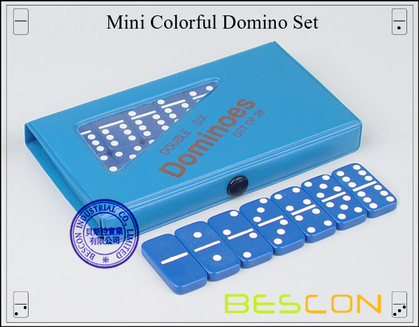 Mini Colorful Domino Set