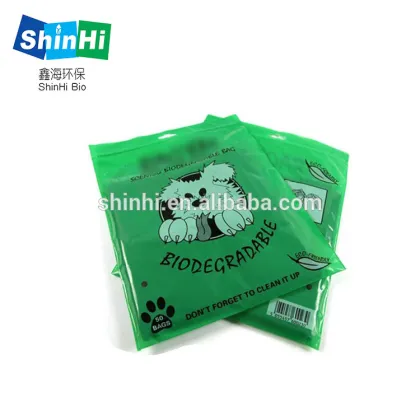 Biodegradable Poop Bags with BPI TUV  ASTMD6400