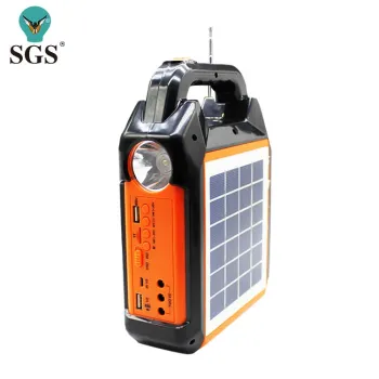 Portable Solar Power Bank and Outdoor Radio Charging Kit
