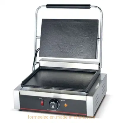 Single Head Flat Electric Griddle Eg-811b Full Flat Single Plate Panini Grill