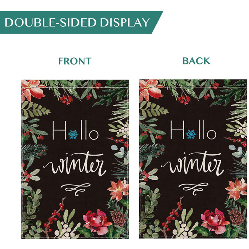 Double Sided Cheap Custom Made Garden Yard Flag