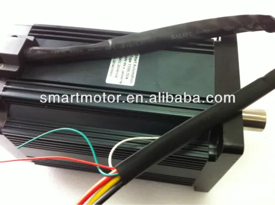 110BLS high torque big power brushless dc motor, rated torque 1.65N.m upto 6.6N.m, power 500w upto 1700w