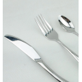 Steel cutlery and spoons used in restaurants