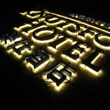 Halo Lit LED Channel Letter Signs for Shop