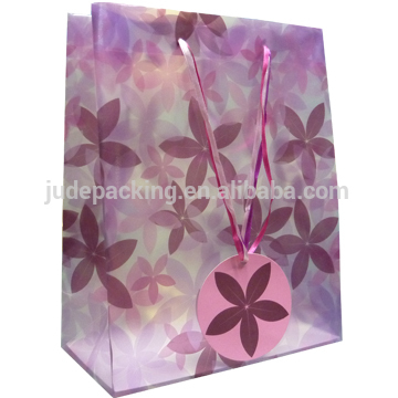 colored holographic flower paper bag