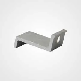 Bracket Accessories Adjustable Aluminum Solar End Clamp