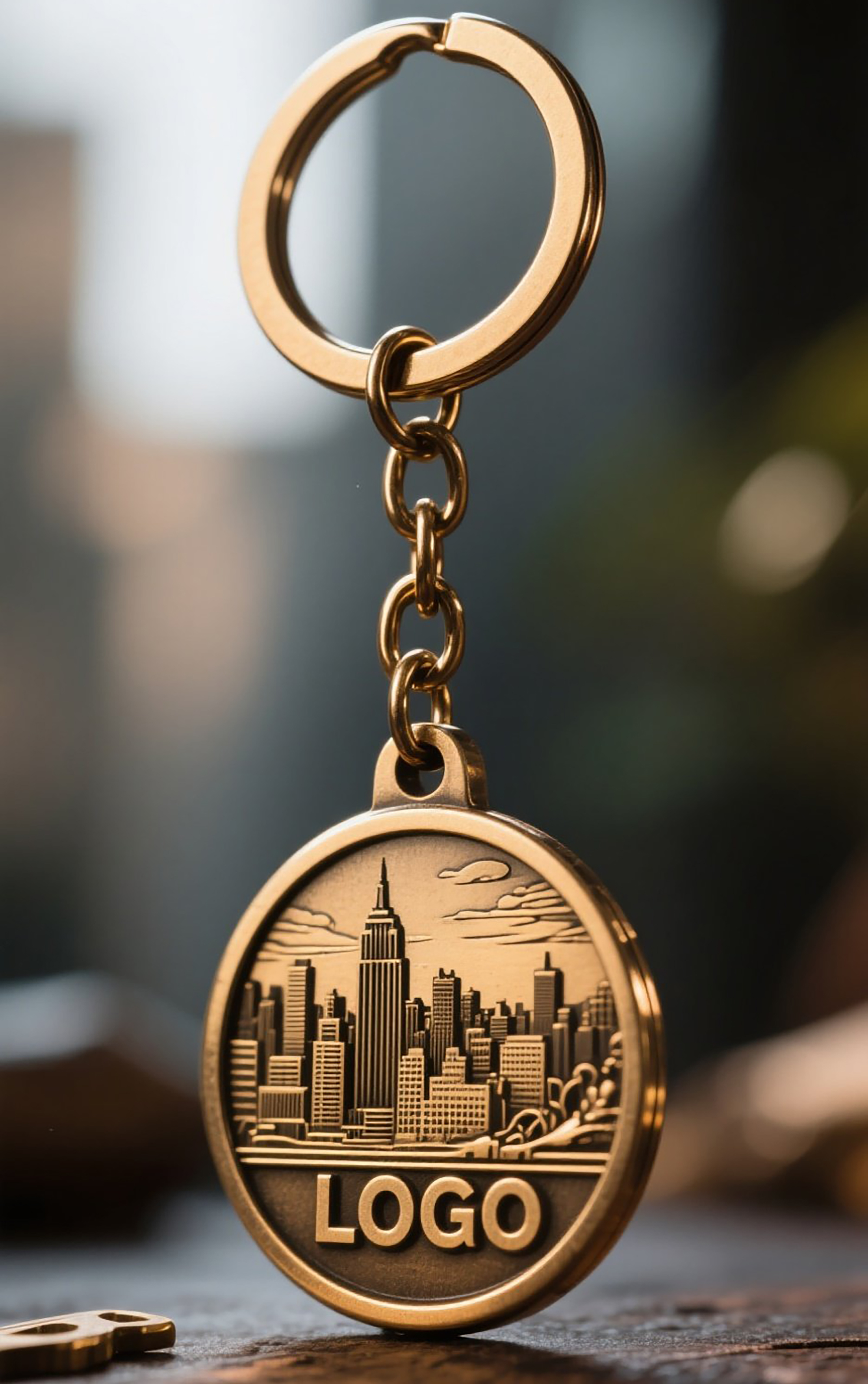 Custom Metal Keychain with Personalized Design
