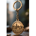 Chaveiro de metal personalizado com design personalizado
