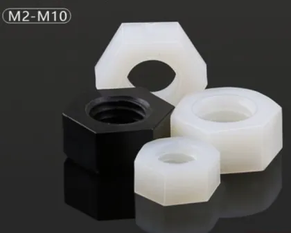 CNC Machine Precision Hardware Nylon Hexagon Nuts