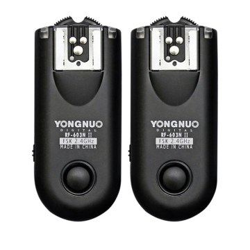 Yongnuo RF-603 II ασύρματη σκανδάλη φλας για κάμερες Canon και Nikon DSLR