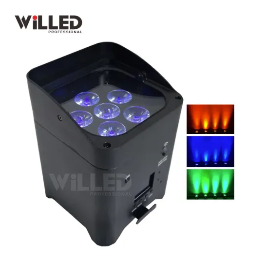 Freedom PAR Uplighter 6 x 18W Battery White Wedding Stage Flat LED Uplight for Party