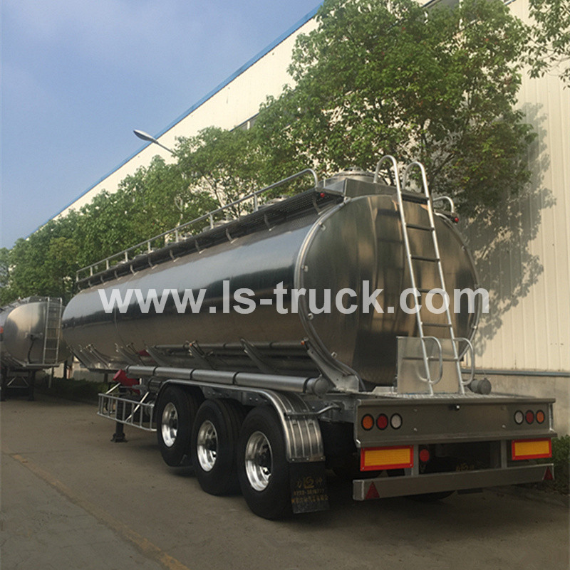 Tri-Axle Aluminium Alloy Fuel Tanker Trailer