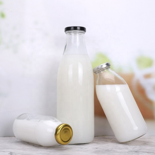 Beverage milk juice glass bottle