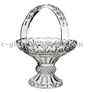 ceramic glass handle basket