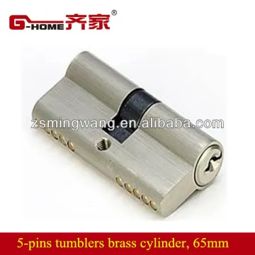 70mm brass cylinder euro standard cylinder with 5-pins tumbler