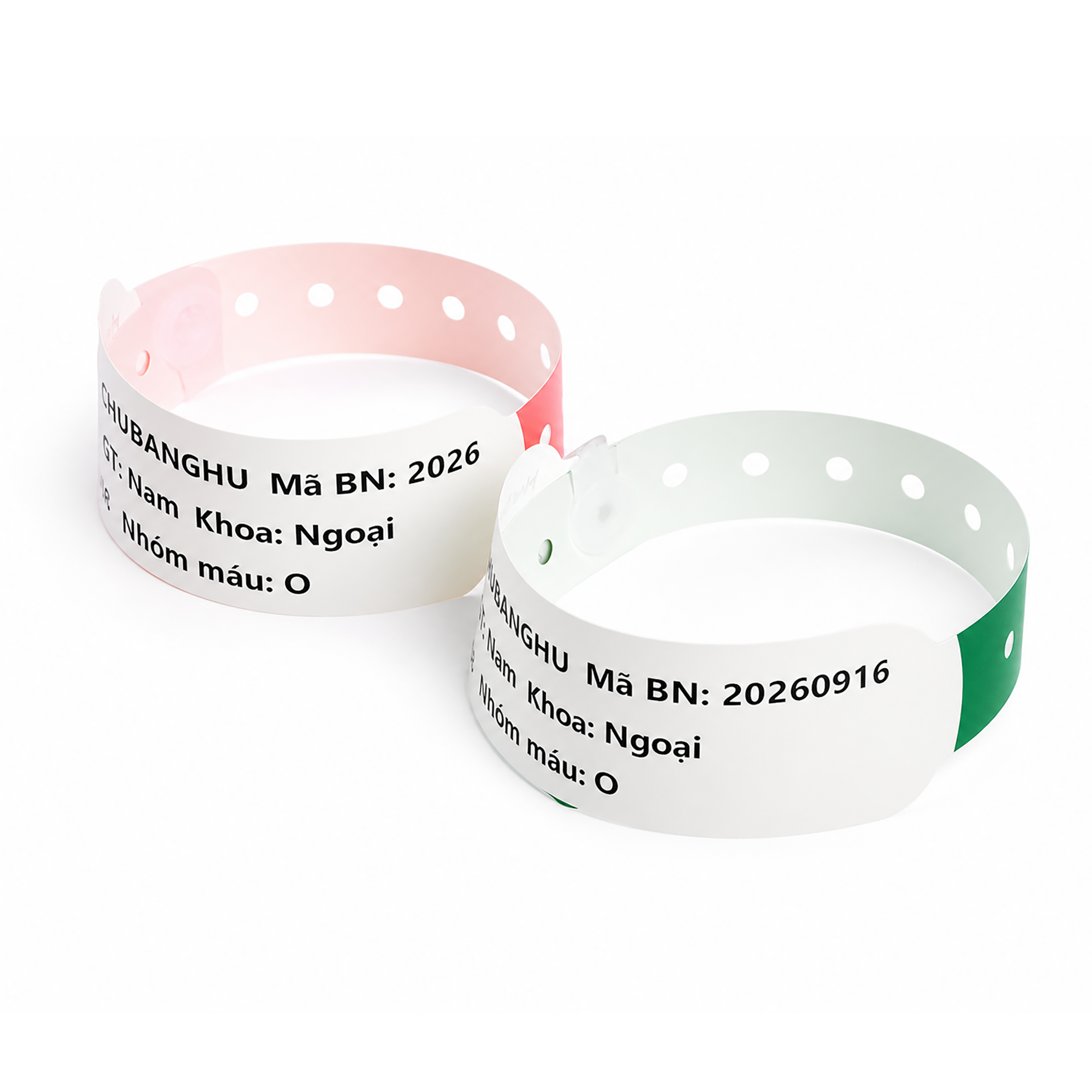 thermal transfer wristband