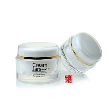 Round Cosmetic Jar Promotional Acrylic Cosmetic Jar