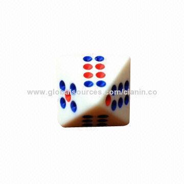 8-facet Dice, Customized Engraved Dots are Accepted