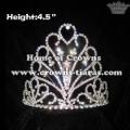 4.5 pulgadas caliente venta Rhinestone concurso coronas