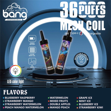 Bang 36000 36k Puffs Vapes Disposable Prefilled Pod