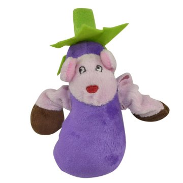 eggplant plush toy, plush eggplant, stuffed toy eggplant