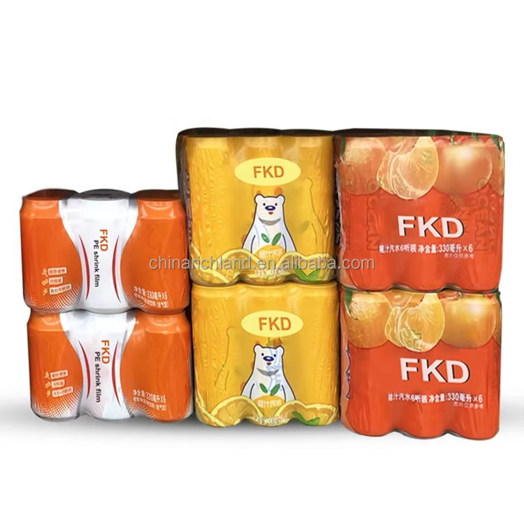 Hot Sale Pure Seal Films Bottle Drink Custom Printable PE Plastic Colored Shrink Film for Wrapping2 Hot Sale Pure Seal Films Bottle Drink Custom Printable PE Plastic Colored Shrink Film for Wrapping2