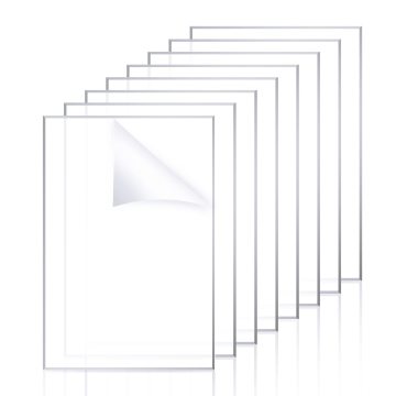 Custom Color Acrylic Sheets in Various Sizes and Thicknesses: 18x24", 24x48", 36x48", 5x7", 30x36", 24x36" (1/2", 1/8", 1/4" Thick)