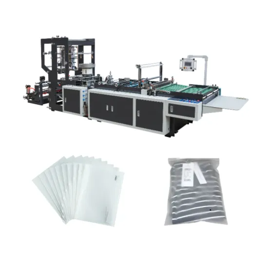 Full-Automatic Plastic Side Welding Bag Making Machine for Ziplock, Pe Bags, and Packaging with Zipper